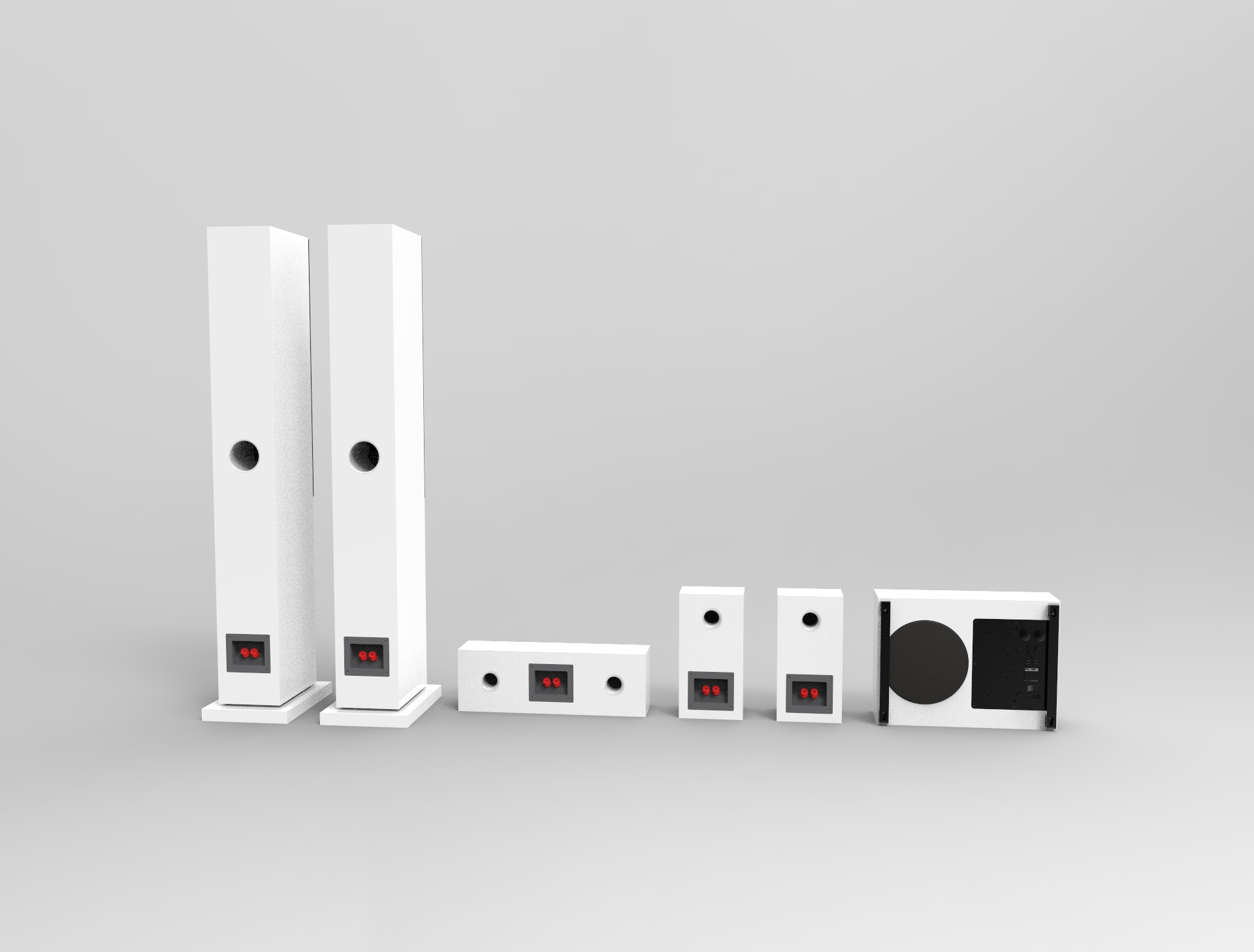 HIFIスピーカー-高光沢ペイントスピーカー