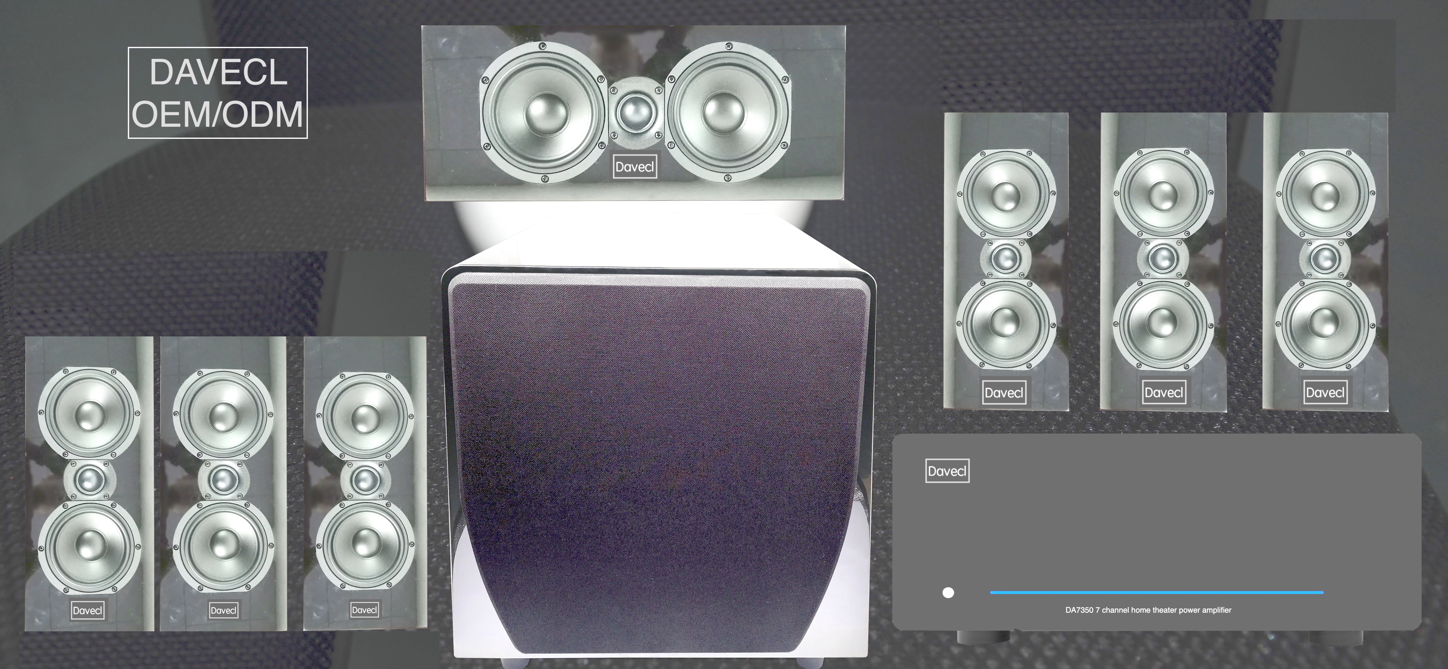 5インチセンタースピーカー-hifiホームシアタースピーカー