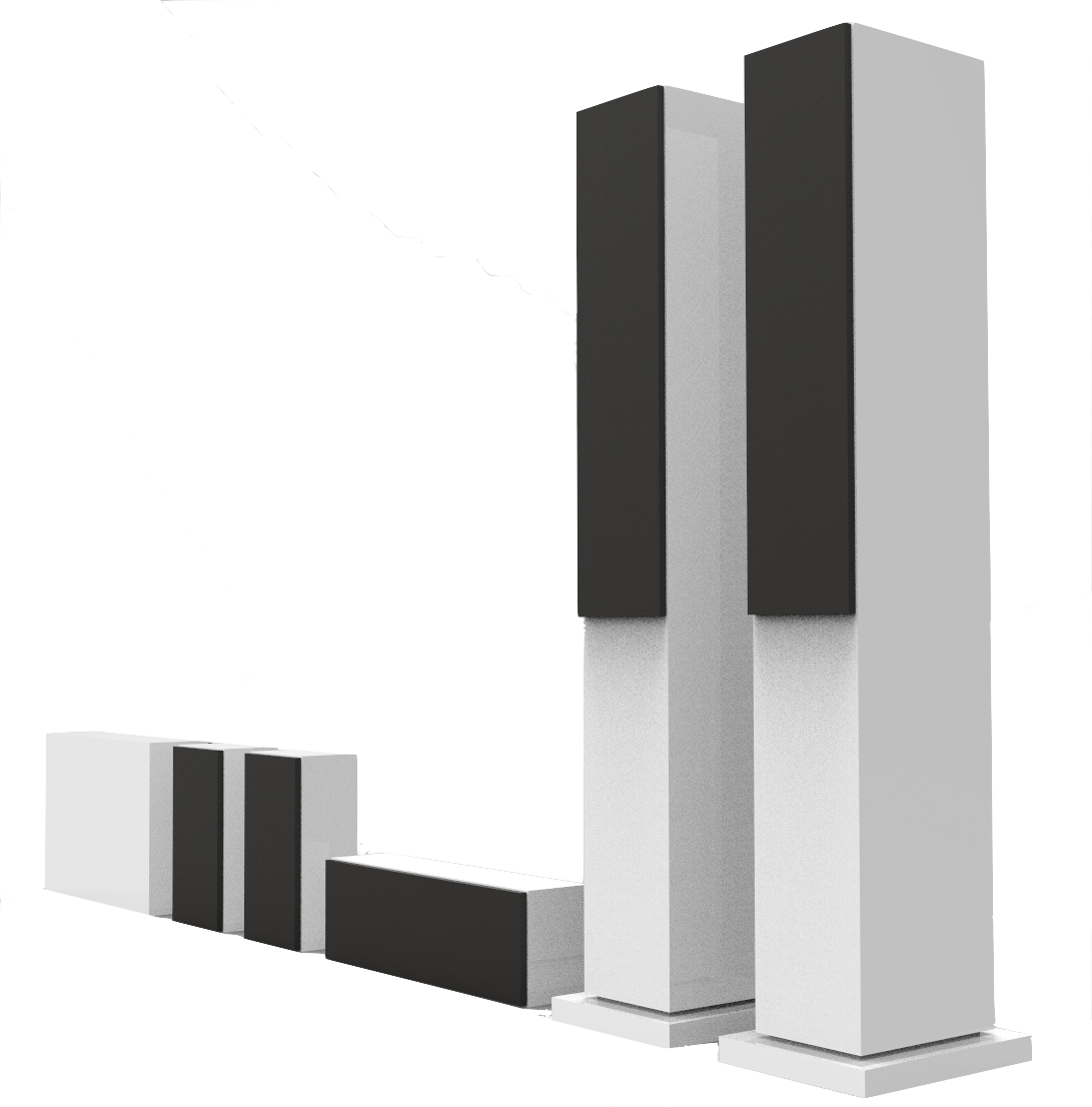 HIFIスピーカー-高光沢ペイントスピーカー