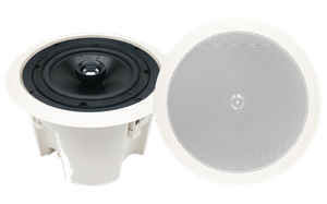 背面カバー付き8インチ天井埋め込み型スピーカー