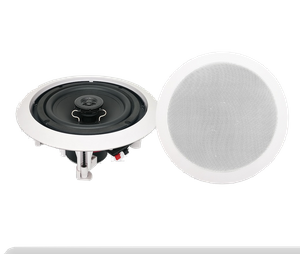 設置用の8インチ2ウェイ天井埋め込み型スピーカー