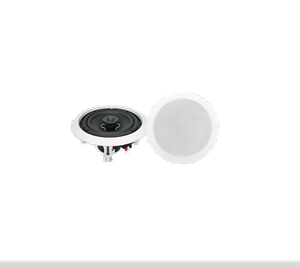 背面カバー付き4インチ天井埋め込み型スピーカー